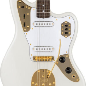 Fender MIJ FSR Traditional II 60s Jaguar in White Pearl, Rosewood Fretboard