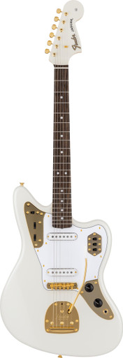 Fender MIJ FSR Traditional II 60s Jaguar in White Pearl, Rosewood Fretboard - Image 2