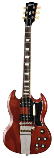 Gibson SG Standard '61 Faded Maestro Vibrola Electric Guitar in Vintage Cherry - Image 2