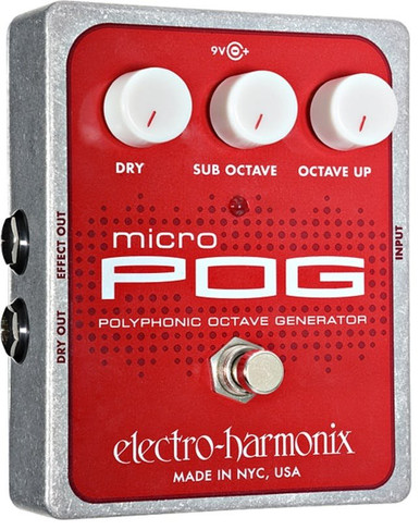 Electro Harmonix Micro Pog Octave Guitar Effects Pedal - Image 2