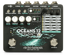 Electro Harmonix Oceans 12 dual stereo reverb pedal - Image 2
