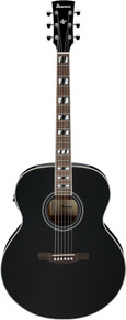 Ibanez AJ70M1E-BK Artwood Electro Acoustic Guitar in Black High Gloss - Image 3