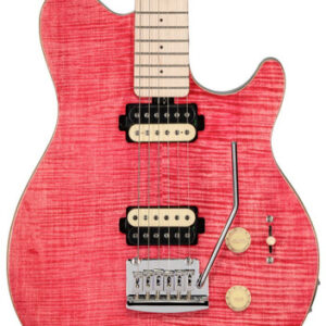 Sterling by Music Man Sub Axis AX3FM Flame Maple Top in Stain Pink
