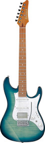 Ibanez AZ22S1F-TXB AZ Standard Series HSS Electric Guitar in Transparent Turquiose Burst - Image 3