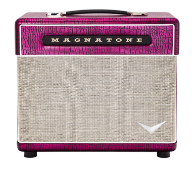 Magnatone Billy Gibbons Signature Baby M-80 1x10 Extension Cab In Chrome Grape - Image 1