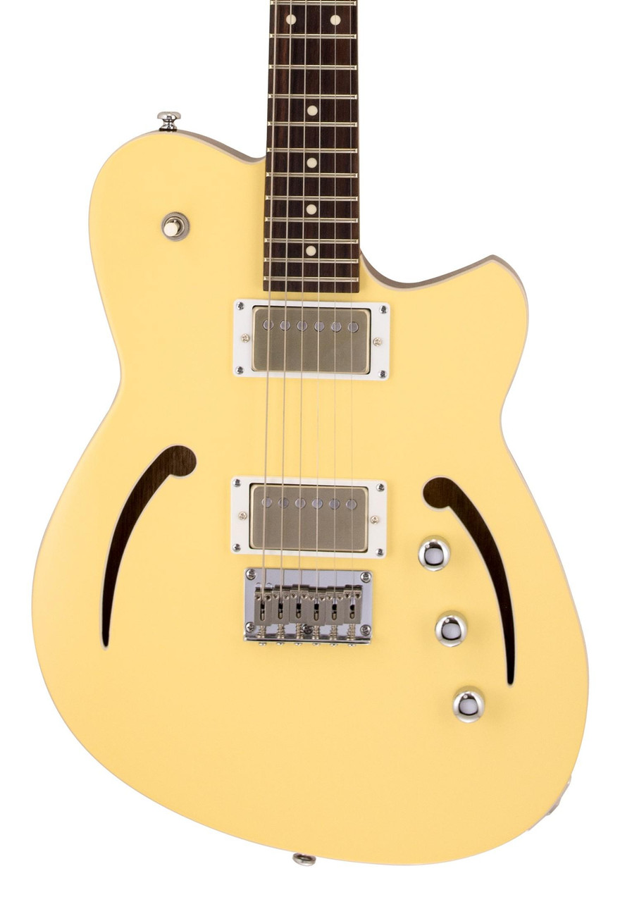 Reverend Charger Air HH Electric Guitar in Powder Yellow