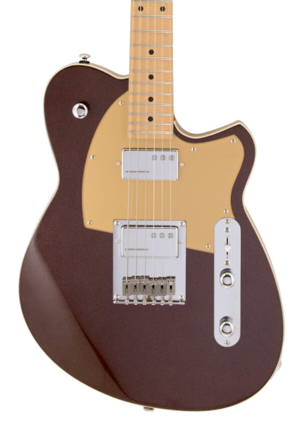Reverend Charger Cleancut Electric Guitar in Metallic Bordeaux