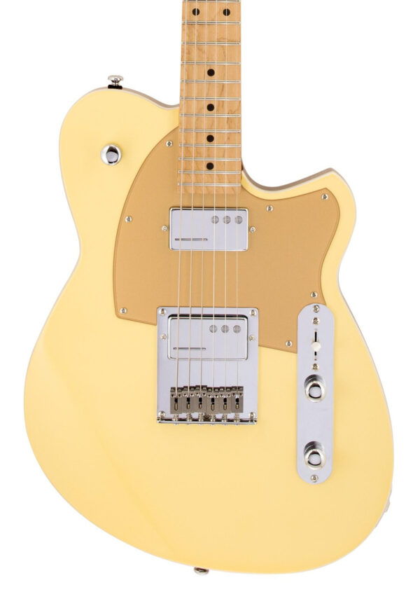 Reverend Charger Cleancut Electric Guitar in Powder Yellow