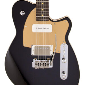 Reverend Charger H90 Trem Electric Guitar in Midnight Black