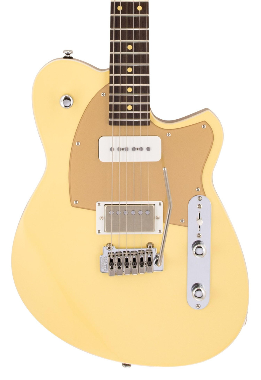 Reverend Charger H90 Trem Electric Guitar in Powder Yellow - Image 1