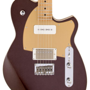Reverend Charger H90 Electric Guitar in Metallic Bordeaux