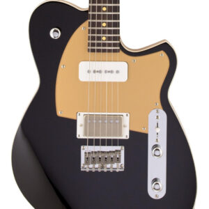 Reverend Charger H90 Electric Guitar in Midnight Black