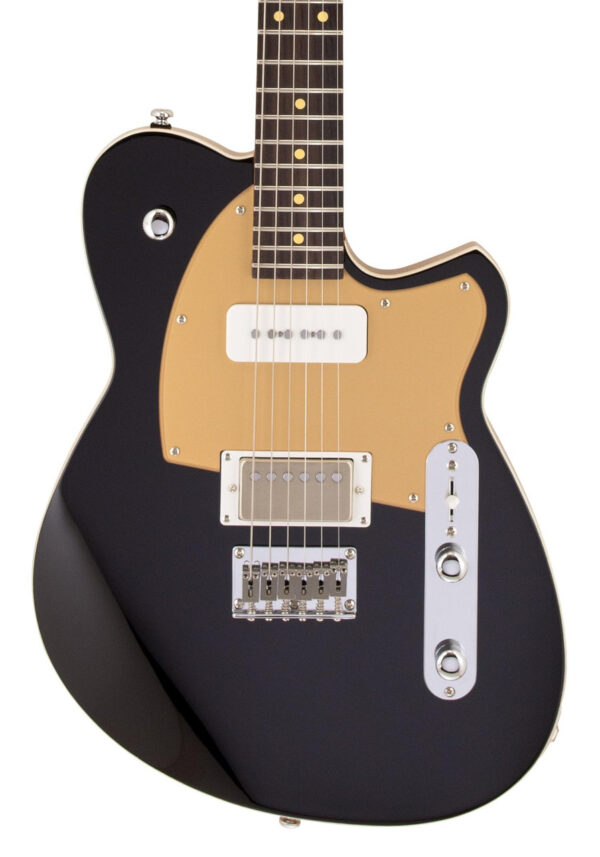 Reverend Charger H90 Electric Guitar in Midnight Black