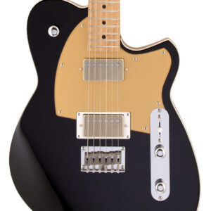 Reverend Charger HH Electric Guitar in Midnight Black