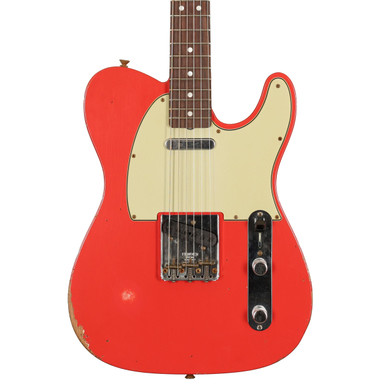 Fender Custom Shop '64 Telecaster Relic in Aged Fiesta Red - Image 2