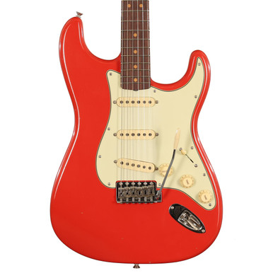 Fender Custom Shop '63 Journeyman Relic Stratocaster in Aged Fiesta Red - Image 2