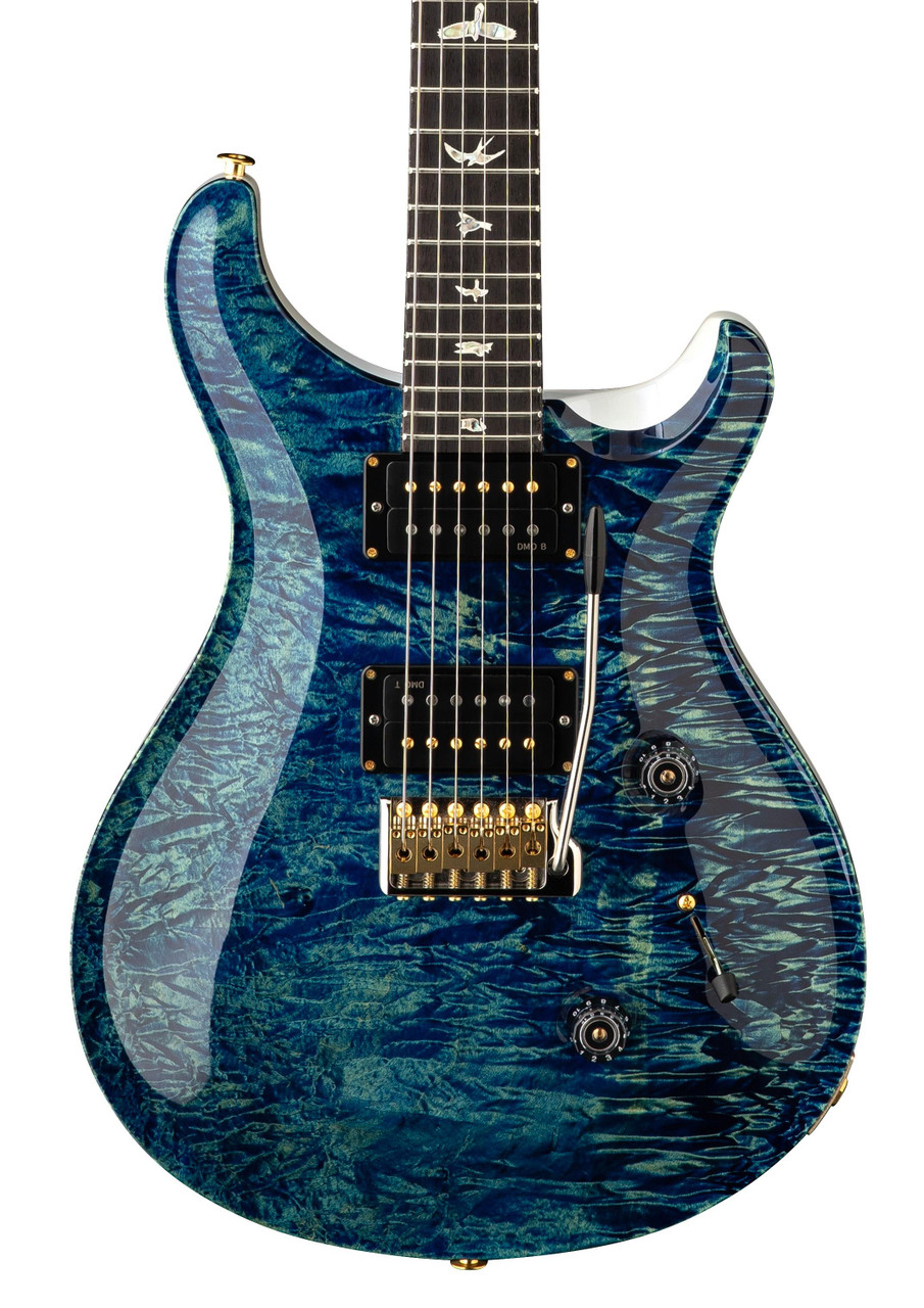 PRS Custom 24 10 Top Electric Guitar in River Blue Pearl - Image 1