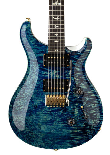 PRS Custom 24 10 Top Electric Guitar in River Blue Pearl - Image 2