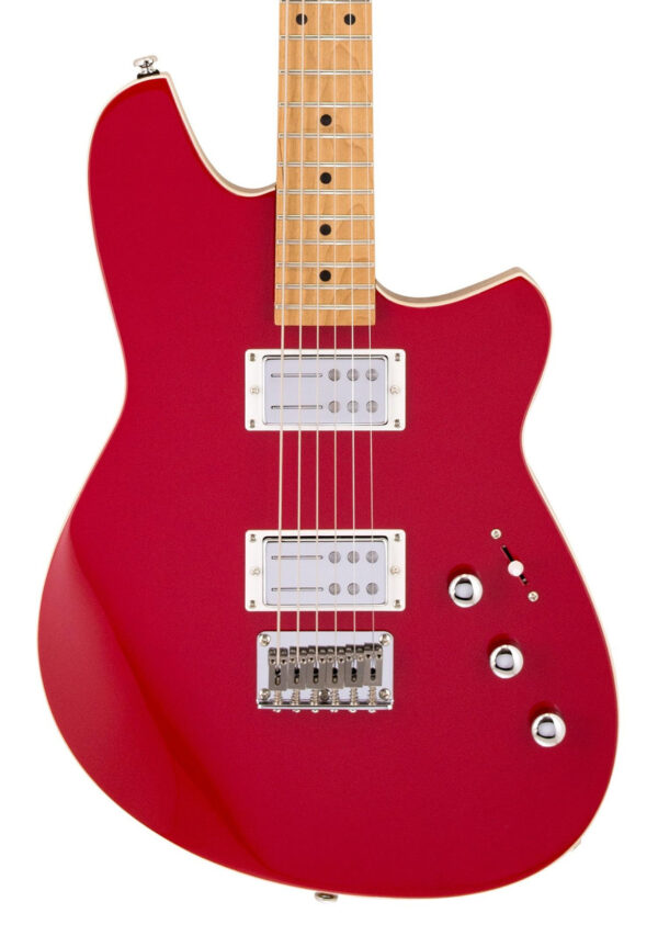 Reverend Descent Baritone Electric Guitar in Metallic Cherry - Image 1