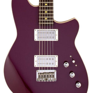 Reverend Descent Baritone Electric Guitar in Purple Punch