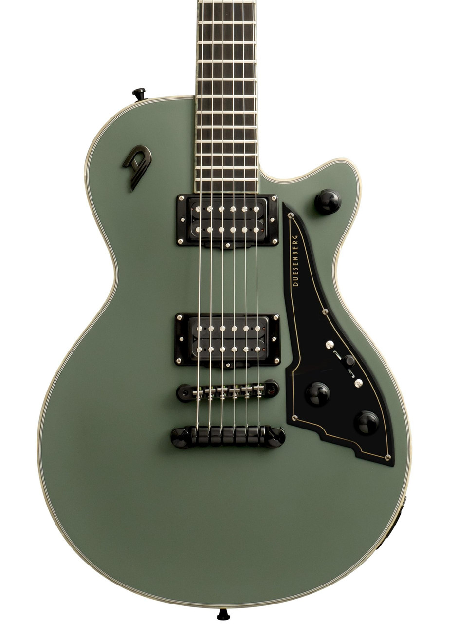 Duesenberg Fantom Series A Electric Guitar in Matte Olive - Image 1