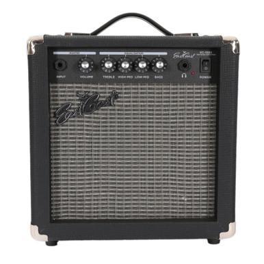 EastCoast SRB Bass Guitar Starter Pack in Black with 15W Amp & Accessories - Image 2