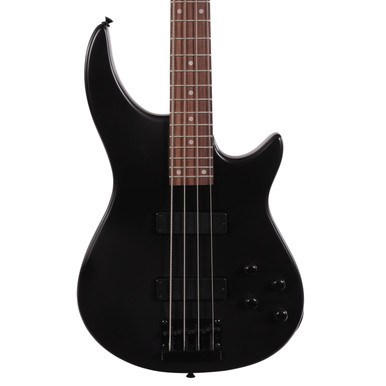EastCoast MTB Bass Guitar Starter Pack in Satin Black with 15W Amp & Accessories - Image 2