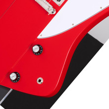 Epiphone Inspired by Gibson Custom 1963 Firebird I Reissue Electric Guitar in Cardinal Red - Image 3
