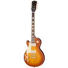 Epiphone Inspired by Gibson Custom 1960 Les Paul Standard Reissue Left Handed Electric Guitar in Iced Tea Burst - Image 3