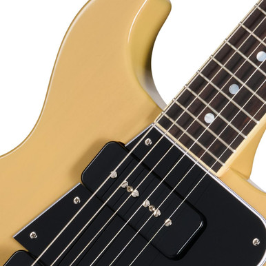 Epiphone Inspired by Gibson Custom 1960 Les Paul Special Double Cut Reissue Electric Guitar in TV Yellow - Image 1