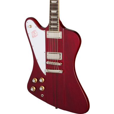 Epiphone Inspired by Gibson Firebird Left Handed Electric Guitar in Wine Red - Image 2