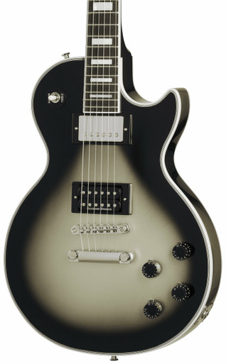 Epiphone Artist Adam Jones Signature 1979 Les Paul Custom Electric Guitar in Antique Silverburst - Image 1