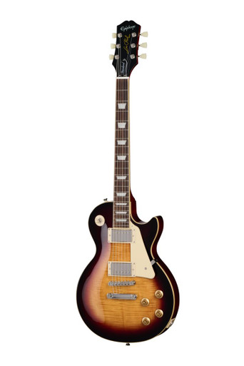 Epiphone Inspired by Gibson Les Paul Standard '50s Electric Guitar in Bourbon Burst - Image 2