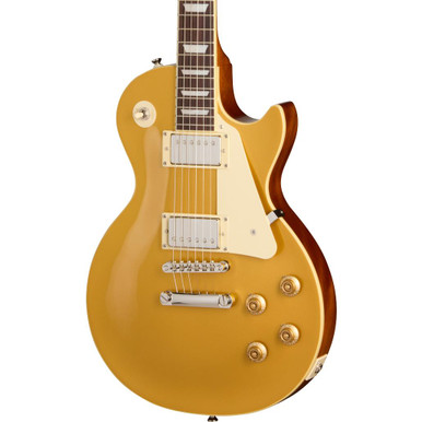 Epiphone Inspired by Gibson Les Paul Standard ‘50s Electric Guitar in Goldtop - Image 2