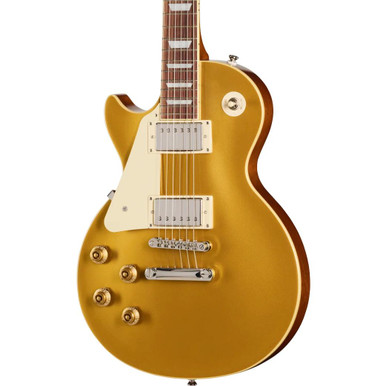 Epiphone Inspired by Gibson Les Paul Standard ‘50s Left Handed Electric Guitar in Goldtop - Image 2