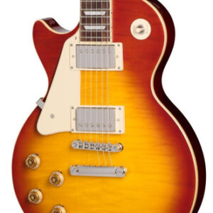 Epiphone Inspired by Gibson Les Paul Standard '50s Left Handed Electric Guitar in Washed Cherry Sunburst