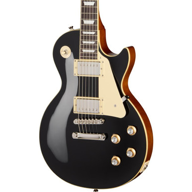 Epiphone Inspired by Gibson Les Paul Standard ‘60s Electric Guitar in Ebony - Image 2