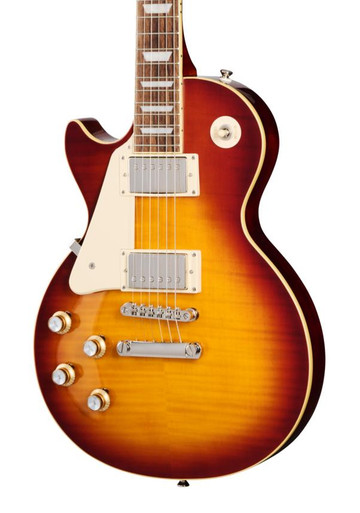 Epiphone Inspired by Gibson Les Paul Standard '60s Left Handed Electric Guitar in Iced Tea Burst - Image 1