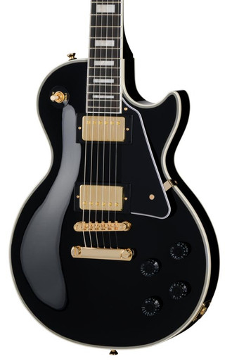 Epiphone Inspired by Gibson Les Paul Custom Electric Guitar in Ebony