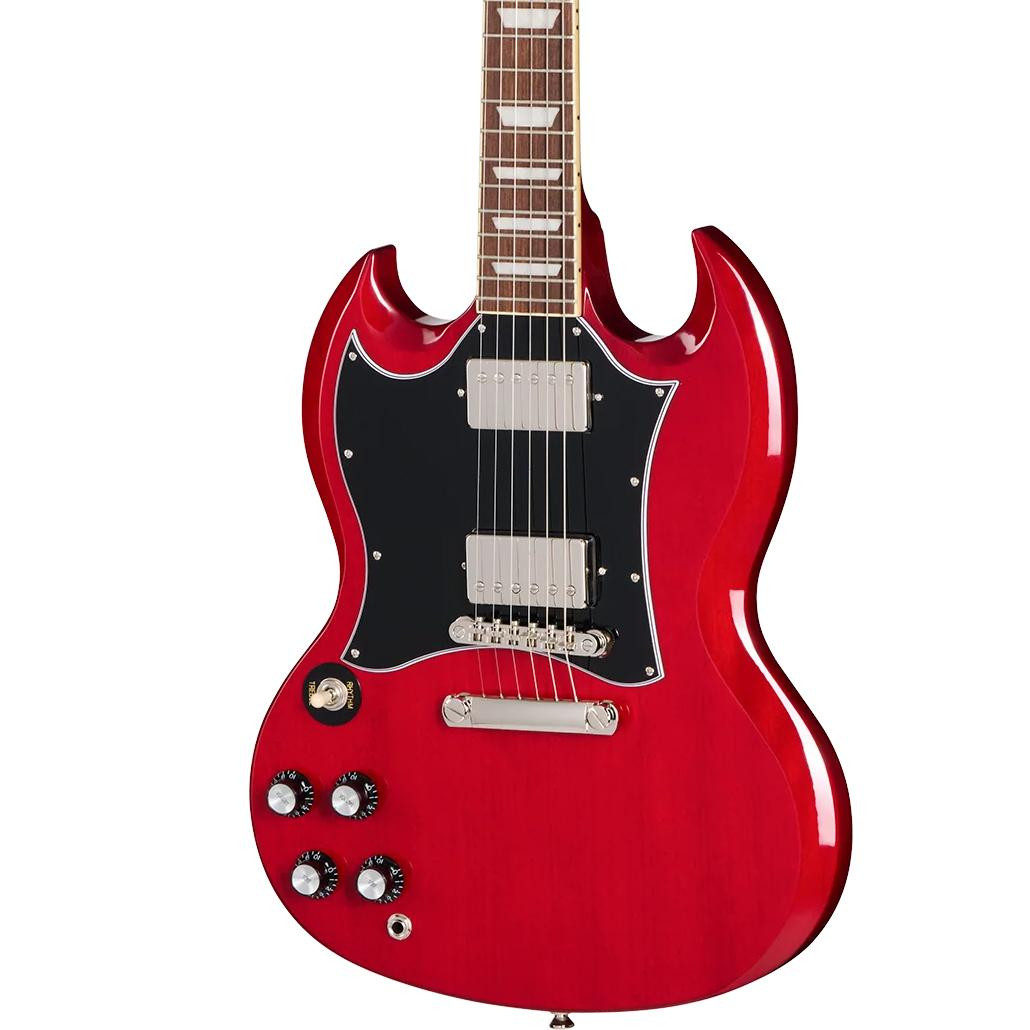Epiphone Inspired by Gibson SG Standard Left Handed Electric Guitar in Cherry