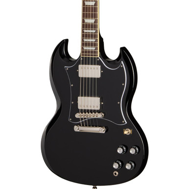Epiphone Inspired by Gibson SG Standard Electric Guitar in Ebony - Image 2