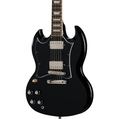 Epiphone Inspired by Gibson SG Standard Left Handed Electric Guitar in Ebony - Image 2