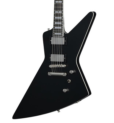 Epiphone Inspired by Gibson Extura Prophecy Electric Guitar in Aged Jet Black Metallic - Image 1