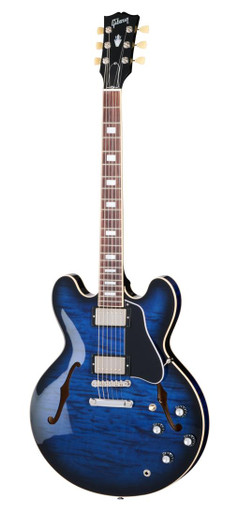 Gibson ES-335 Figured in Deep Ocean Burst - Image 2