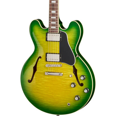 Gibson ES-335 Figured Semi-Hollow Electric Guitar in Iguana Burst - Image 2