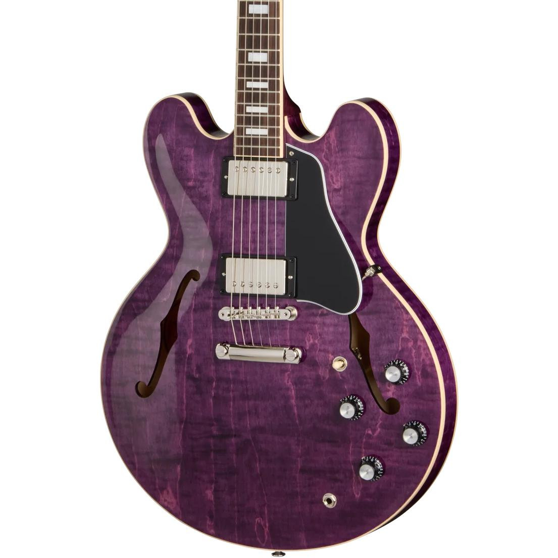 Gibson ES-335 Figured Semi-Hollow Electric Guitar in Translucent Purple