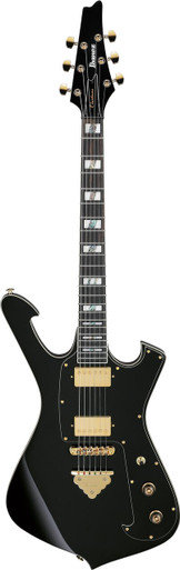 Ibanez FRM350-BK Paul Gilbert Signature Fireman Guitar in Black - Image 2