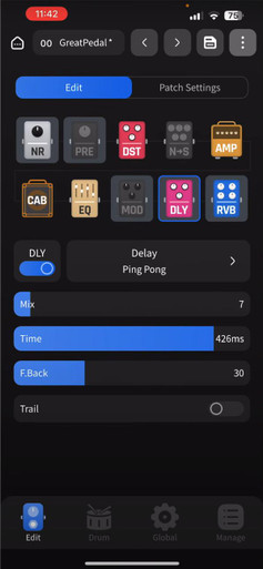 Valeton GP-5 Multi-FX, Amp & IR Loader Mini Pedal - Image 2