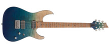 Schecter C-1 Standard Plus Electric Guitar in Blue Fade - Image 3