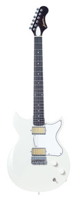Harmony Standard Rebel Electric Guitar in Pearl White - Image 3